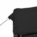 Party Tent Sort 200 x 200 x 306 cm Oxford stof