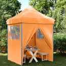 Party Tent Orange 200 x 200 x 306 cm Oxford stof