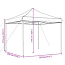 Party Tent Bordeaux 292 x 292 x 315 cm Oxford stof