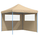 Party Tent Beige 292 x 292 x 315 cm Oxford stof