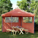 Party Tent Terrakotta 292 x 292 x 315 cm Oxford stof