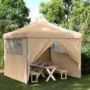 Party Tent Beige 292 x 292 x 315 cm Oxford stof