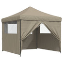 Party Tent Gråbrun 292 x 292 x 315 cm Oxford stof