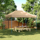 Party Tent Beige 279 x 410 x 315 cm Oxford stof