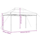 Party Tent Grøn 279 x 410 x 315 cm Oxford stof