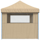 Party Tent Beige 279 x 410 x 315 cm Oxford stof