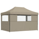 Party Tent Gråbrun 279 x 410 x 315 cm Oxford stof