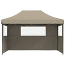 Party Tent Gråbrun 279 x 410 x 315 cm Oxford stof