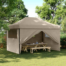 Party Tent Gråbrun 279 x 410 x 315 cm Oxford stof