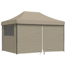 Party Tent Gråbrun 279 x 410 x 315 cm Oxford stof