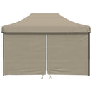 Party Tent Gråbrun 279 x 410 x 315 cm Oxford stof