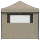 Party Tent Gråbrun 279 x 410 x 315 cm Oxford stof