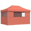 Party Tent Terrakotta 279 x 410 x 315 cm Oxford stof