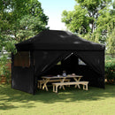 Party Tent Sort 279 x 410 x 315 cm Oxford stof