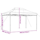 Party Tent Bordeaux 292 x 440 x 315 cm Oxford stof