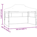 Party Tent Antracit 291 x 431 x 315 cm Oxford stof