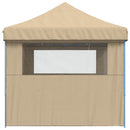 Party Tent Beige 292 x 440 x 315 cm Oxford stof