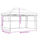 Party Tent Brun 292 x 440 x 315 cm Oxford stof