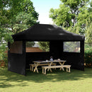 Party Tent Sort 292 x 440 x 315 cm Oxford stof