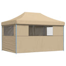 Party Tent Beige 292 x 440 x 315 cm Oxford stof