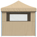 Party Tent Beige 292 x 440 x 315 cm Oxford stof