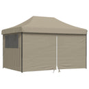 Party Tent Gråbrun 292 x 440 x 315 cm Oxford stof