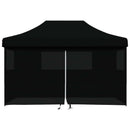 Party Tent Sort 292 x 440 x 315 cm Oxford stof