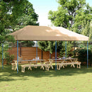 Party Tent Beige 292 x 580 x 315 cm Oxford stof