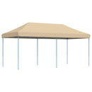 Party Tent Beige 292 x 580 x 315 cm Oxford stof