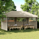 Party Tent Gråbrun 292 x 580 x 315 cm Oxford stof