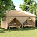 Party Tent Beige 292 x 580 x 315 cm Oxford stof