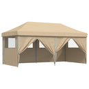 Party Tent Beige 292 x 580 x 315 cm Oxford stof