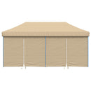 Party Tent Beige 292 x 580 x 315 cm Oxford stof