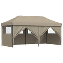 Party Tent Gråbrun 292 x 580 x 315 cm Oxford stof