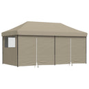 Party Tent Gråbrun 292 x 580 x 315 cm Oxford stof