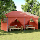 Party Tent Terrakotta 292 x 580 x 315 cm Oxford stof