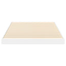 Gulv seng ramme Hvid 80 x 200 cm Konstrueret træ