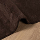 Medium luv blød og vaskbar tæppe HUARTE Brun 60 x 110 cm