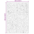 Medium luv blød og vaskbar tæppe HUARTE Brun 340 x 240 cm