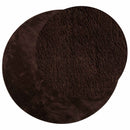 Medium luv blød og vaskbar tæppe HUARTE Brun Ø 160 CM Polyester