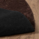 Medium luv blød og vaskbar tæppe HUARTE Brun Ø 200 CM Polyester