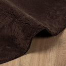 Medium luv blød og vaskbar tæppe HUARTE Brun Ø 200 CM Polyester