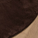 Medium luv blød og vaskbar tæppe HUARTE Brun Ø 200 CM Polyester