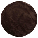 Medium luv blød og vaskbar tæppe HUARTE Brun Ø 200 CM Polyester