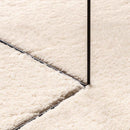 Medium luv blød og vaskbar tæppe HUARTE Beige 80 x 500 cm