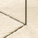 Medium luv blød og vaskbar tæppe HUARTE Creme 80 x 400 cm