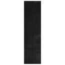 Medium luv blød og vaskbar tæppe HUARTE Sort 750 x 80 cm