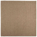 Områdetæpper Firkantet AGIRA Naturfarvet 200 x 200 cm Polyester