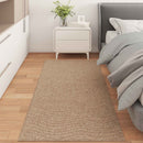 Områdetæpper Moiré AGIRA Naturfarvet 200 x 80 cm Polyester
