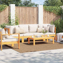 Områdetæpper Moiré AGIRA Naturfarvet 240 x 240 cm Polyester